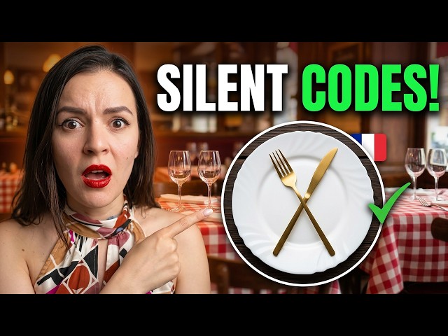 French Etiquette Tourists Get Wrong (The Cutlery Speaks!)