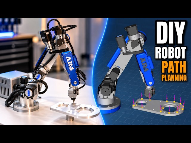 AR4 MK5 Offline Robot Programming | Python ROS2 Simulation for 6DOF Open Source Arduino Robot Arm