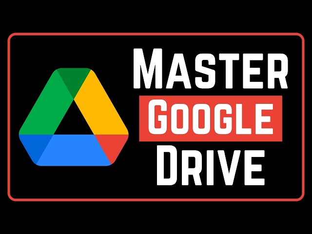 Google Drive Complete Beginners Guide 2026 (How To Use Google Drive)