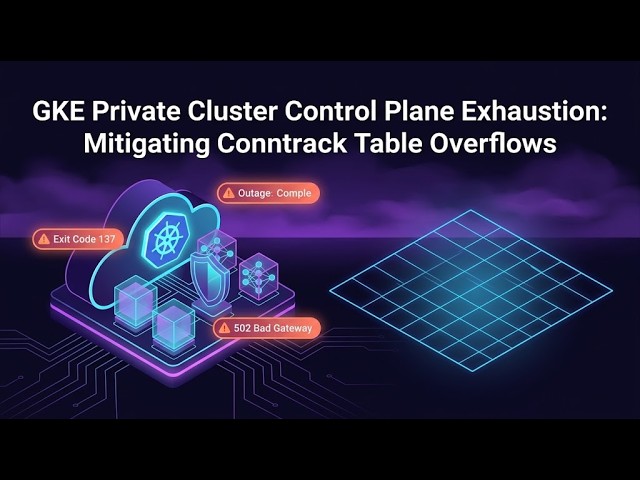 GKE Private Cluster Control Plane Exhaustion: Mitigating Conntrack Table Overflows