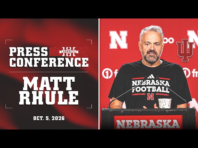 Matt Rhule Previews Indiana | Nebraska Football Press Conference