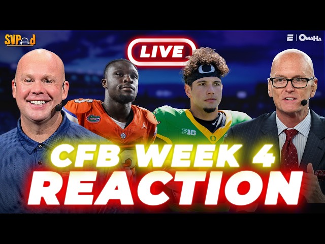 CFB Week 4 REACTION! Florida DOMINATES Ole Miss, Iowa WALKS OFF Michigan + Texas, Oregon win | SVPod