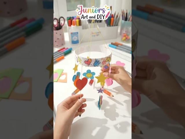 Beautiful Hanging Mobile Craft for Teachers 🌟 #decoration #teacher #gift #shorts