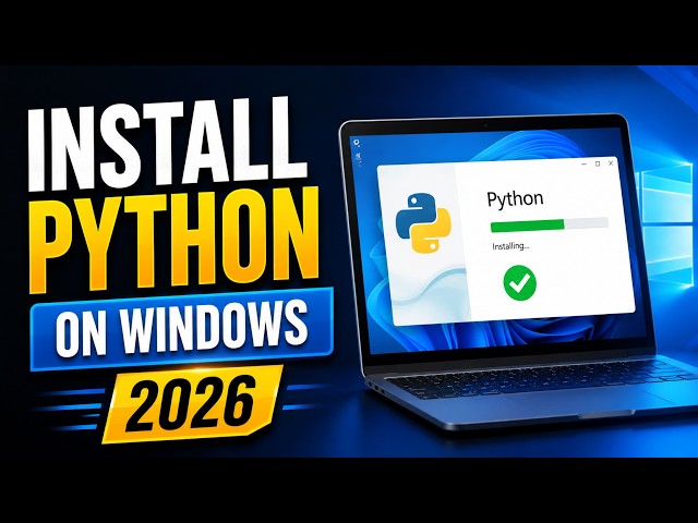 How to Install Python on Windows 10/11 in 2026 | Python Setup for Beginners in just 4 Minutes