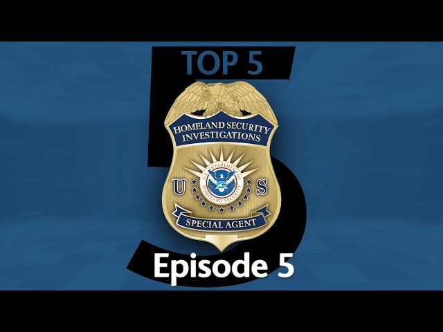 📺NEW EPISODE: WATCH ICE Homeland Security Investigations' Top Five🚨