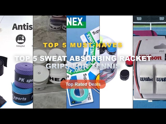 Best Top 5 Sweat Absorbing Racket Grips For Tennis on AliExpress | Review - Wilson Tennis Racket Ove