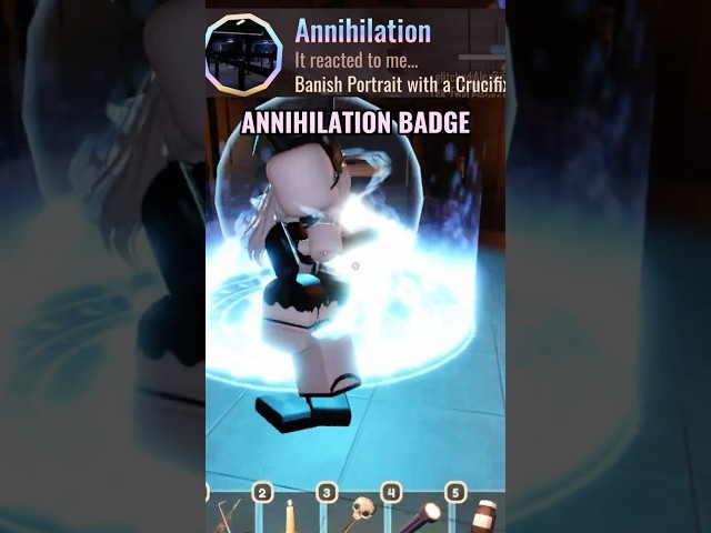 HOW TO GET ANNIHILATION BADGE IN DOORS! #doors #roblox
