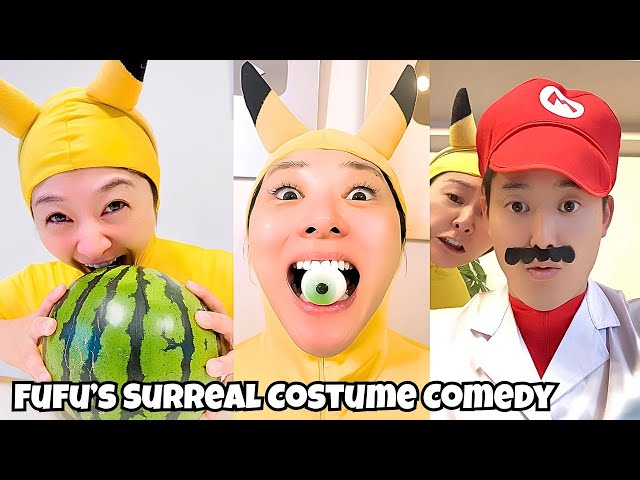 Surreal Ziki & Zaki Costume Horror Comedy | Fufu/ふうふ Bizarre Sketch Compilation 2024 Part14