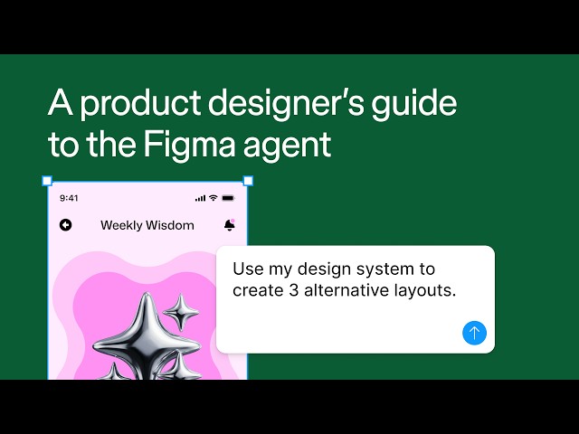 How to use Figma agent in your design workflows
