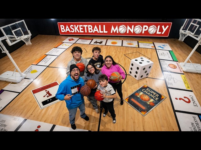 BASKETBALL Monopoly *Life-Sized Game* (Family Challenge)