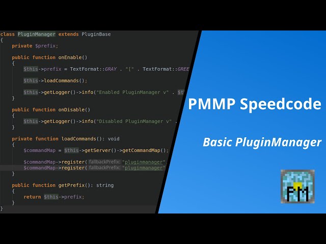 Speedcoding - PluginManager [Working] | Download | Sourcecode | PMMP Plugins