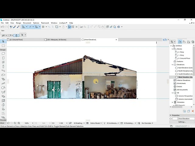 3D Point Cloud to ArchiCAD Workflow