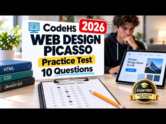 CodeHS Web Design Picasso Practice Test: 10 Core Questions With Full Explanations to Ace Your Exam!