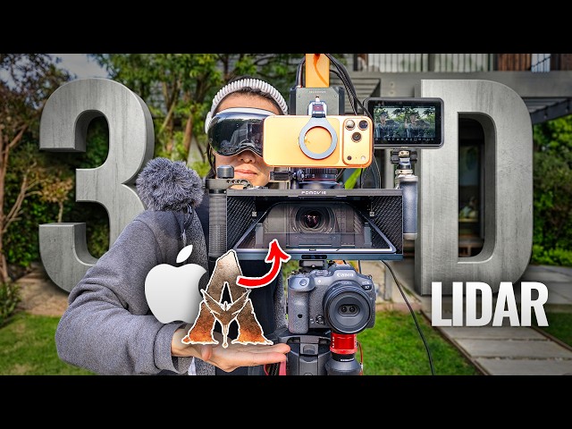 Avatar 3D Look on a Budget: LiDAR Beam Splitter vs iPhone vs Canon
