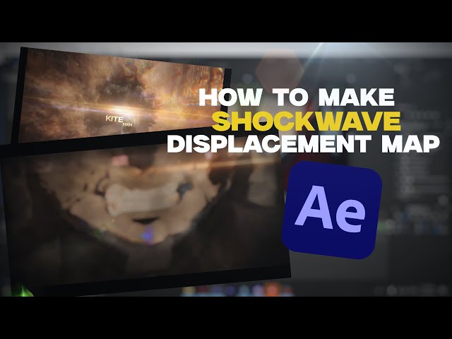 Shockwave displacement map effect tutorial / After Effects AMV Tutorial