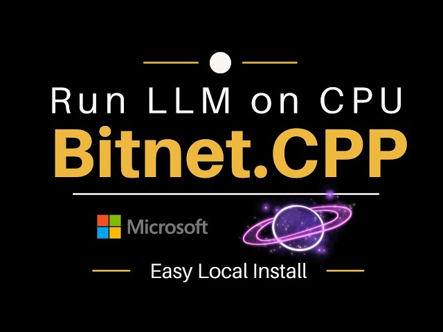 Bitnet.CPP - Run 100B Models on CPU - Easy Install on Windows, Linux, Mac