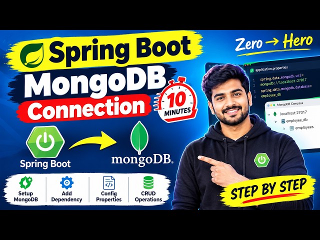 Spring Boot with MongoDB Full Project Tutorial🔥❤️ | Spring Data MongoDB | Zero to Hero❤️
