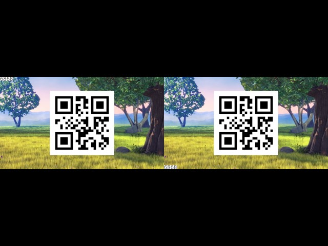 Big Buck Bunny - 3D @ 30 FPS - QR code with frame counter