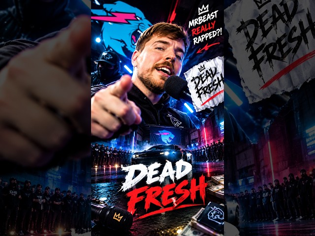 MRBEAST REALLY STARTED RAPPING | DEAD FRESH #shorts #viral #trending #rap #mrbeast #effect