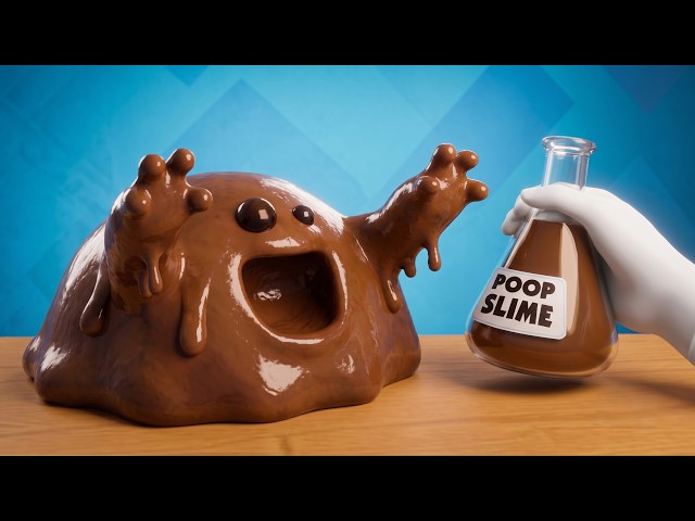This Poop Slime Is Somehow... Adorable? (Slime Lab VR)