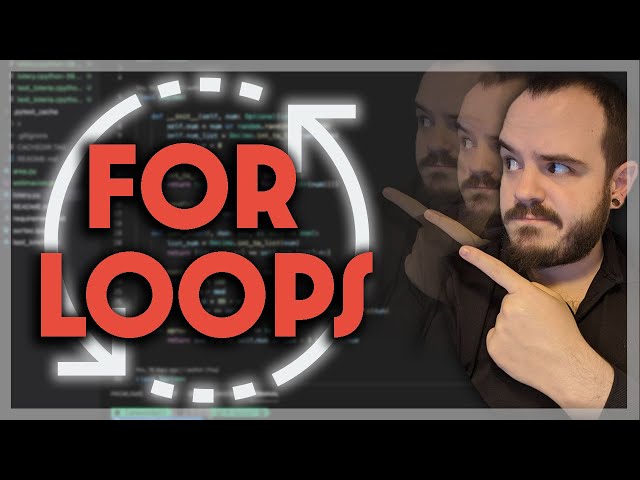 How do you use FOR loops in PYTHON?
