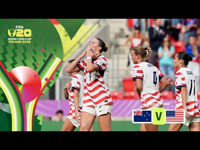 New Zealand vs USA | FIFA U-20 Women's World Cup 2026™