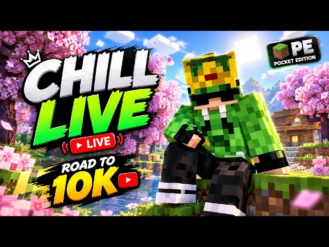 🔴 LIVE NOW! Minecraft Survival CHAOS 😱🔥 | DAY 109 | Road to 10K 🚀