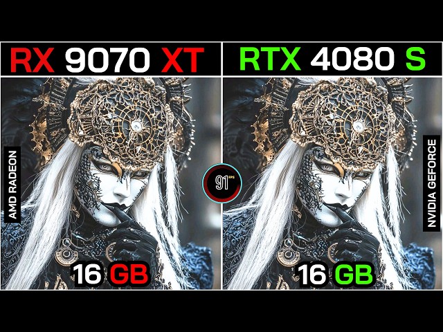 RX 9070 XT VS RTX 4080 SUPER+ Ryzen™ 7 9800X3D : TEST IN 20 GAMES