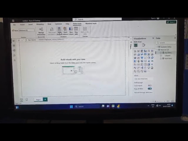 Power BI | part A | Lab 8 | Basic DAX aggrigation function