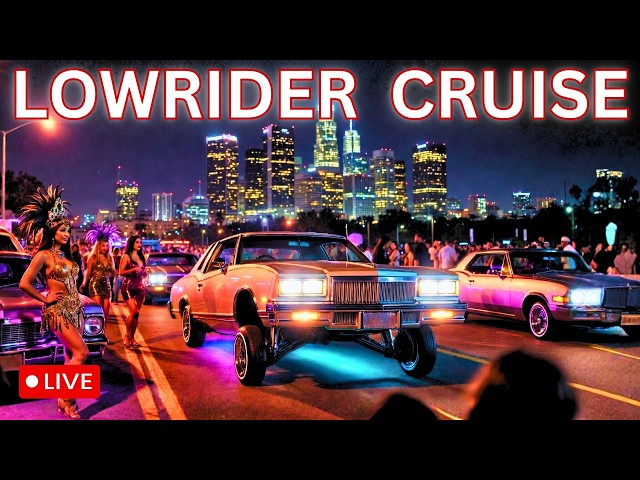 🔴LIVE: Cruising Downtown Pomona | CRAZY Lowriders & Classic Cars | Califas Car Spotting | We Outside