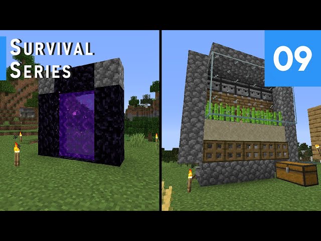 Minecraft: Survival Series #9 - The TRAIN-WRECK Episode