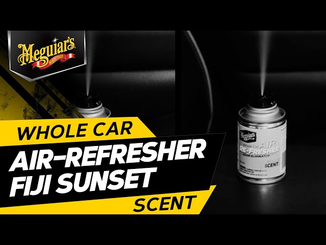 Air Freshener with a Sweet Island Breeze Scent - Meguiar's Whole Car Air Re-Fresher - Fiji Sunset