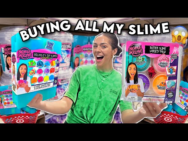 BUYING EVERY NICHOLE JACKLYNE STORE BOUGHT SLIME! Target, Walmart, SMYTHS, Toys-R-Us *HUGE GIVEAWAY*