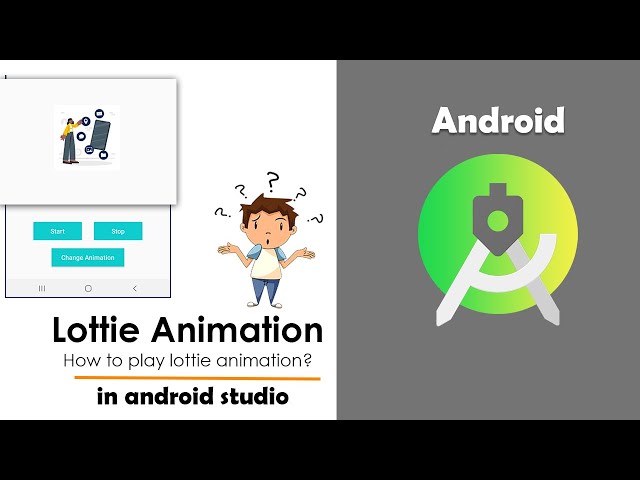 Lottie Animation View in android studio | Add Lottie Animations in Android App |  Lottiefiles | #85