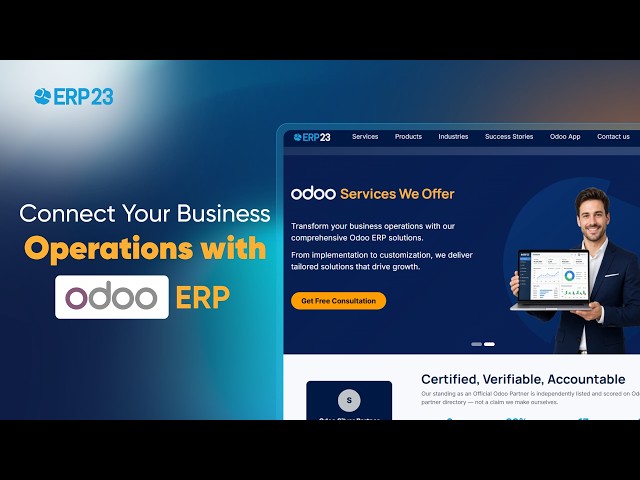 Connect Your Business Operations with Odoo ERP | nopStation | ERP 23