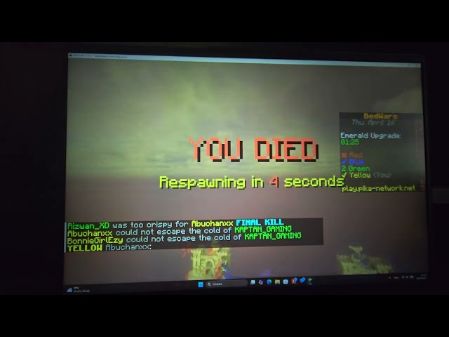 Minecraft Evolution— My first Bedwars match in Minecraft Java