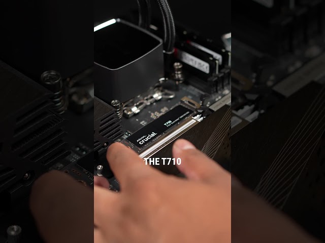 Crucial T710 Gen5: blazing speed for gaming, creativity, and more—performance redefined.