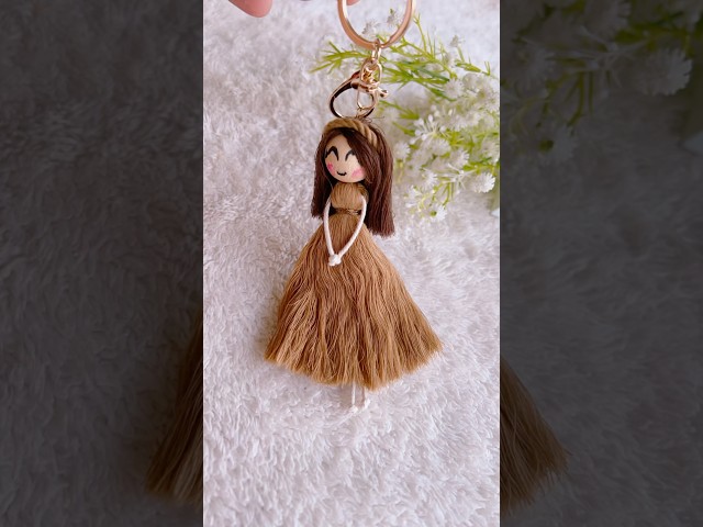 Macrame doll Tutorial | #macrametutorial #macramedoll #macramekeychain #handmade #macramecreation