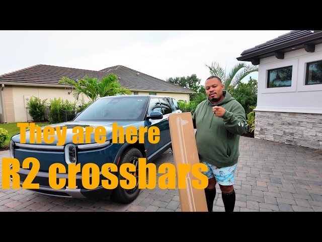 Rivian R2 crossbar FINALLY ARRIVED! Here is a First look and Install!