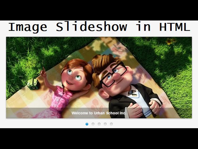 How to make a super cool image slideshow for your website just with HTML and JavaScript