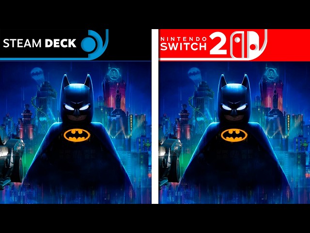 Lego Batman: Legacy of the Dark Knight | Switch 2 vs Steam Deck | Graphics Comparison