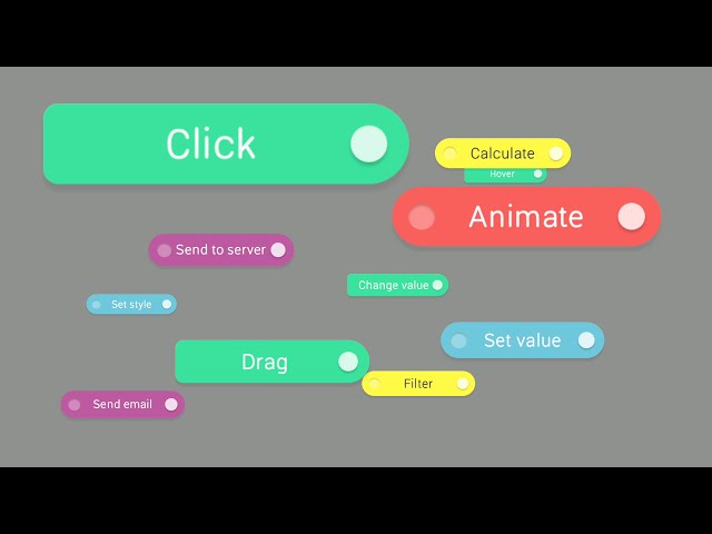 Weld Action Blocks - build web apps with drag & drop