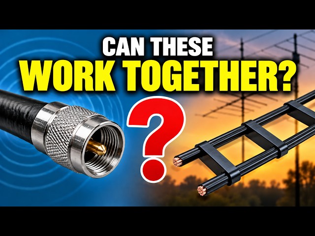 Can You Use Coax and Ladder Line Together?