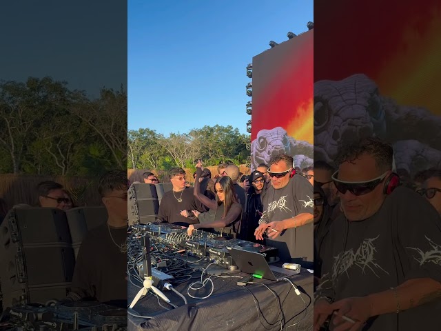 Korolova, MRAK first sunrise in Zamna, Tulum 2026 #korolova #electronicmusic #zamna #tulum