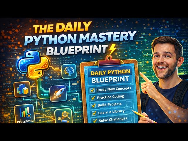 The Daily Python Mastery Blueprint | How to Become a Python Pro Faster