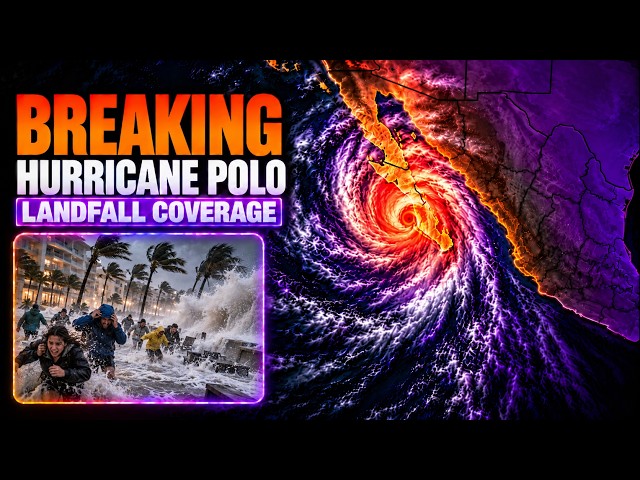 🔴 LIVE: MAJOR HURRICANE POLO MAKES LANDFALL IN BAJA — EXTREME IMPACTS UNFOLDING