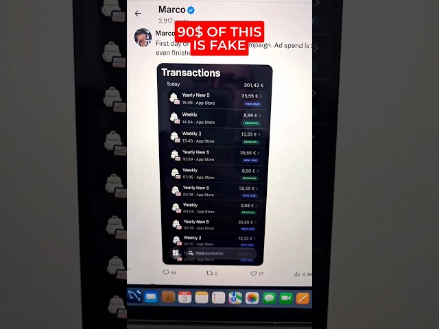 Stop Trusting Fake Revenue Screenshots