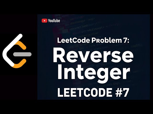 LeetCode Problem 7: Reverse Integer 🔁 | Java Solution  #leetcode #coding  #RamuLearns #java