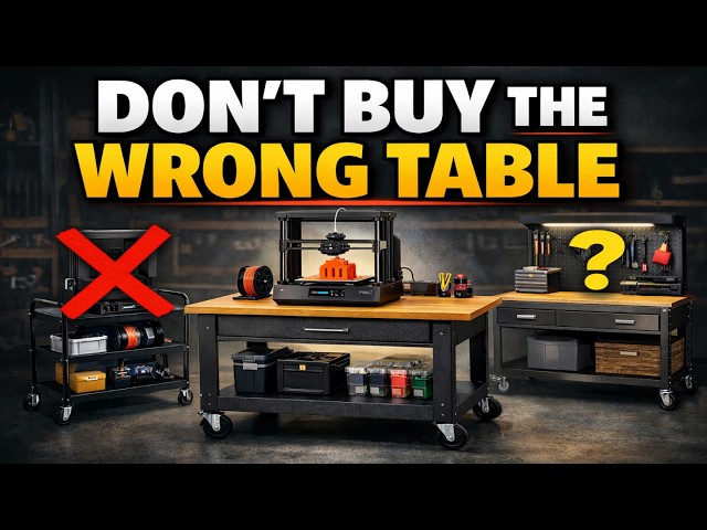 Best Tables for 3D Printers In 2026 (TOP 3)