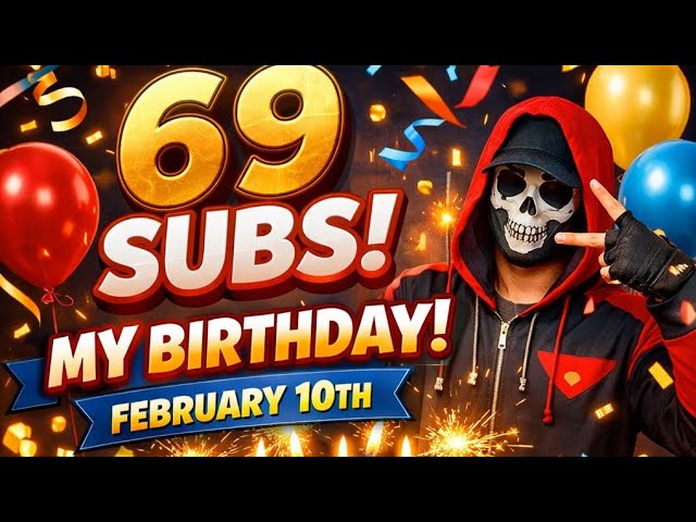 BIRTHDAY BOY 😊 LIVE IN FF plz🙏 SUBSCRIBE FOR SUPPORT 😔